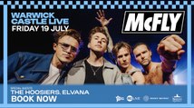 McFly to storm Warwick Castle for 21st birthday party gig