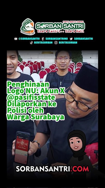 Penghinaan Logo NU: Akun X @pasifisstate Dilaporkan ke Polisi oleh Warga Surabaya