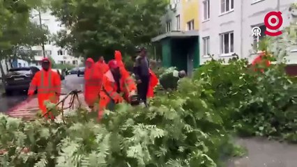 Moskova'da fırtınanın ardından