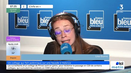 Le collage d'une œuvre d'art sur une façade de Valence fait débat