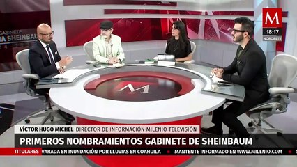 Download Video: Claudia Sheinbaum presenta a los primeros miembros de su gabinete. Pedro Gamboa, 20 de junio 2024