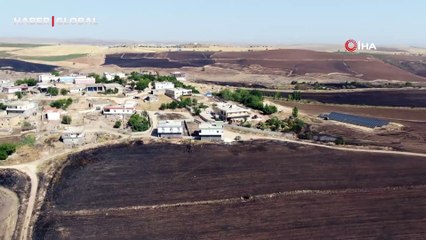 Diyarbakır'daki yangının verdiği zarar şoke etti! Havadan böyle görüntülendi