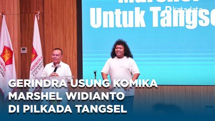 Gerindra Resmi Mengusung Komika Marshel Widianto sebagai Wakil Wali Kota Tangerang Selatan