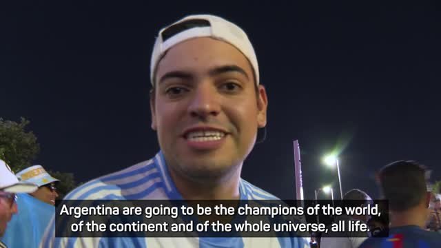 'Argentina are champions of the universe' - Fans celebrate Copa America win