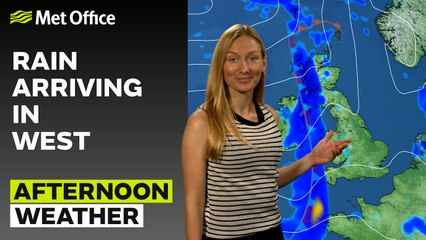 Met Office Afternoon Weather Forecast 21/06/24 – Feeling warm, rain in the evening