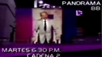 Panorama 88 - Publicidad del programa colombiano - Cadena 2