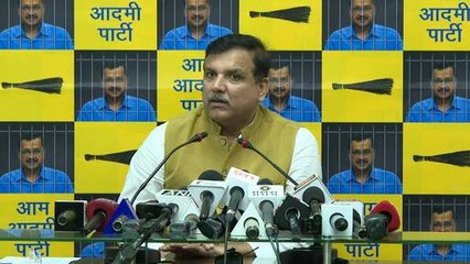 आप सांसद संजय सिंह ने सीएम केजरीवाल की बेल रुकने पर बीजेपी पर साधा निशाना