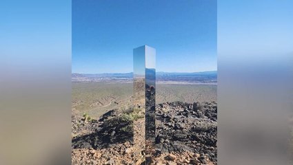 Mysterious gleaming monolith pops up in Nevada desert, baffling officials
