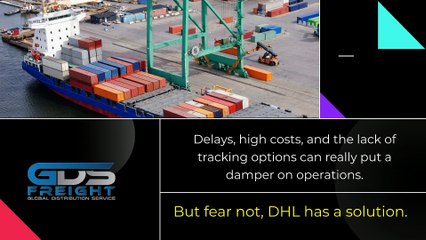 Shipping with DHL is EASY! Book NOW on GDS Freight