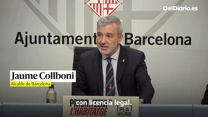 Collboni anuncia que eliminará los 10.000 pisos turísticos de Barcelona en cuatro años