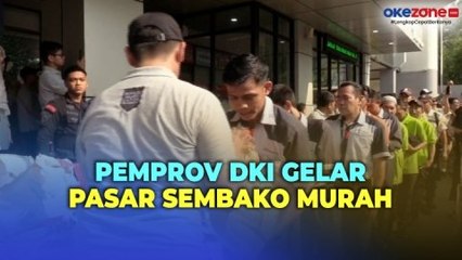 Pasar Sembako Murah Diserbu Warga di Kawasan Cikini, Heru Budi: Semoga Bisa Sebulan Sekali