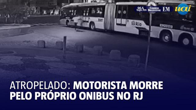 Motorista do BRT morre atropelado pelo próprio ônibus