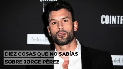 Diez cosas que no sabías de Jorge Pérez, concursante de 'SV All Stars'