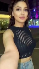 hot girl street walk