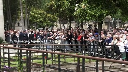 Obsèques de Françoise Hardy au crématorium-columbarium du Père-Lachaise Paris France -20 Juin 2024