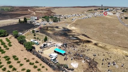 Diyarbakır ve Mardin'deki Yangının Ağır Bilançosu Havadan Görüntülendi