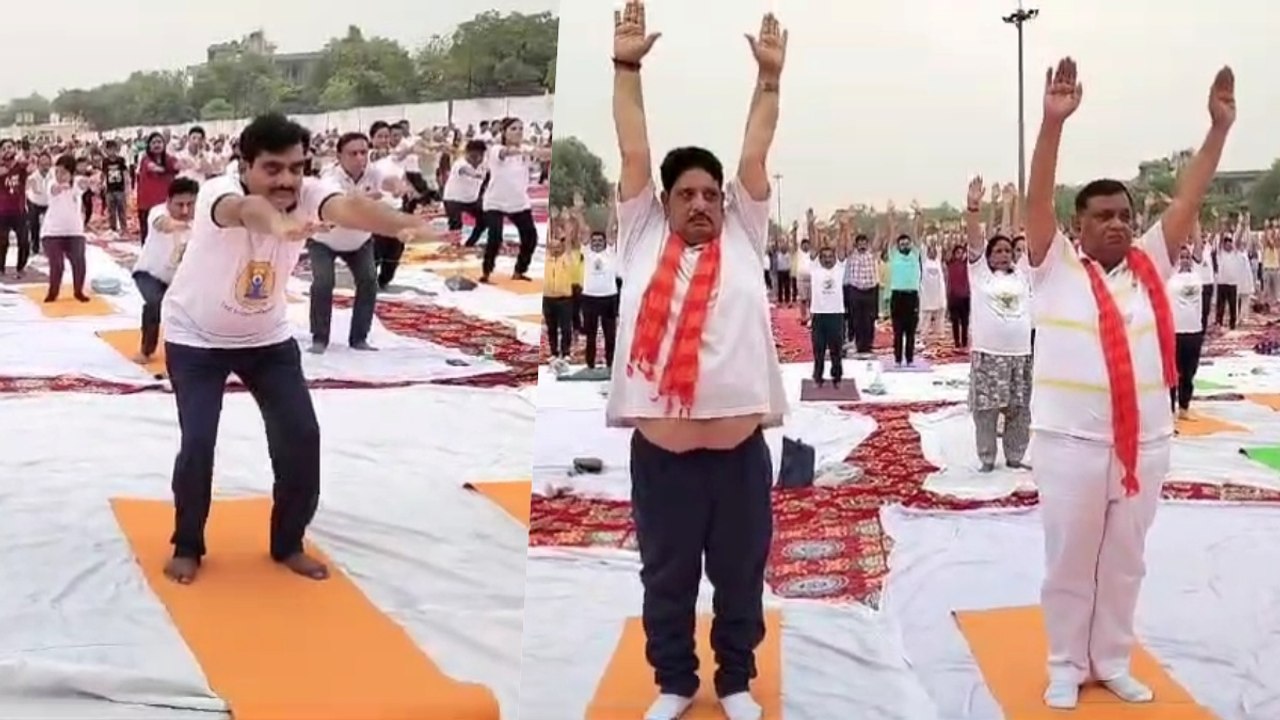 गाजियाबाद में अंतरराष्ट्रीय योग दिवस की धूम, मं...