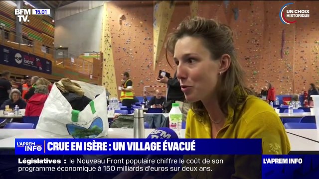 On observe sous nos yeux le désastre : le village de Saint-Christophe-en-Oisans en Isère se retrouve coupé du monde à cause des crues