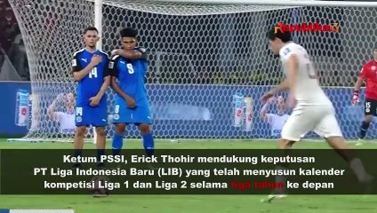 Ingin Liga Profesional, Erick Thohir Dorong Aturan Licensing Club