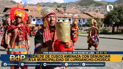 Denunciarán a la municipalidad de Lurigancho-Chosica por celebración del Inti Raymi en Lima