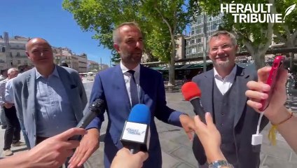 Inauguration de la Fontaine de l'Esplanade