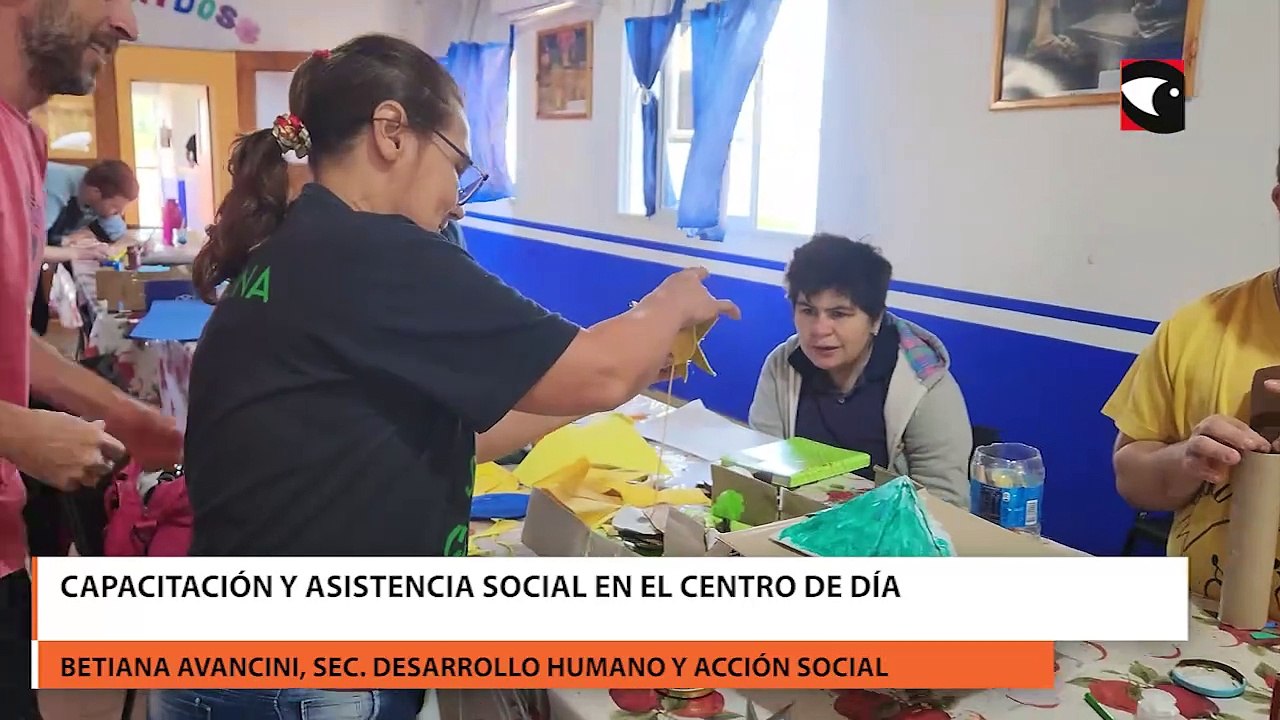 Capacitación y asistencia social en el Centro de Día