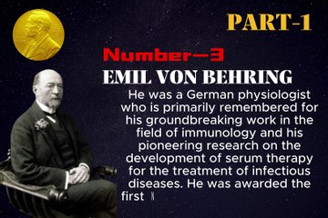 A Journey Through Nobel Prize Winners | Part 1 |