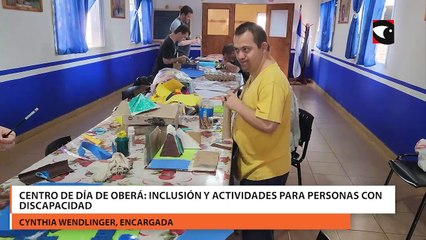 Centro de Día de Oberá inclusión y actividades para personas con discapacidad