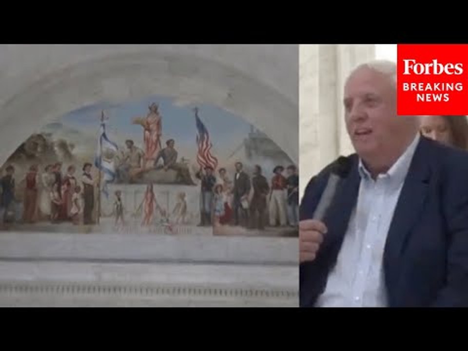 Gov. Jim Justice Dedicates New Murals In West Virginia's State Capitol