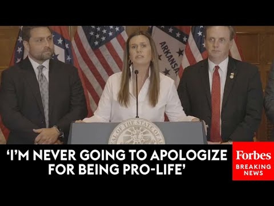 NEW: Arkansas Gov. Sarah Huckabee Sanders Defends Pro-Life Stance, Signs New Tax Cuts Into Law