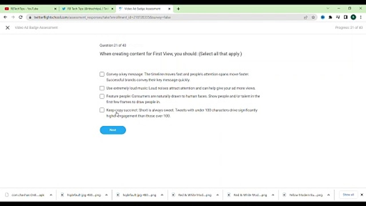 Twitter Flight School Video Badge Certification Answers 2024 | Twitter Flight School Certification Answers