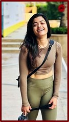ஜிம் உடையில் நடிகை ராஷ்மிகா அசத்தல் போஸ்#rashmikamandanna #shorts #glamour #bikini #navel