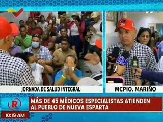 Realizan jornada de salud integral del 1x10 del Buen Gobierno en Nueva Esparta