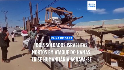 Download Video: Dois soldados israelitas mortos em ataque do Hamas na Faixa de Gaza