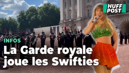 Pour fêter l'arrivée du Eras Tour de Taylor Swift à Londres, la garde royale lui a rendu hommage à sa manière