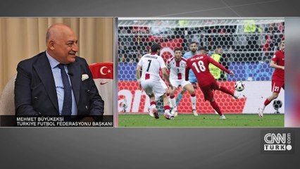 TFF Başkanı Mehmet Büyükekşi CNN TÜRK'te