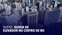 Superlotação causa queda de elevador no centro de BH
