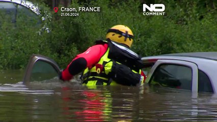 WATCH: "unprecedented" floods hit Craon in western France