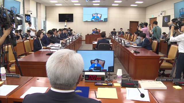 野, 과방위 청문회서 '방통위 2인 체제' 비판 / YTN