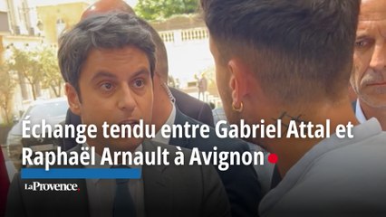 Échange tendu entre Raphaël Arnault et Gabriel Attal à Avignon