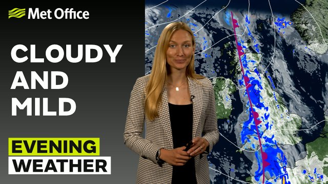 Met Office Evening Weather Forecast 21/06/24 – Turning cloudier from the west
