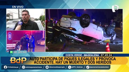 Tío de joven herido en accidente en la Costa Verde descarta que estuviera realizando piques ilegales
