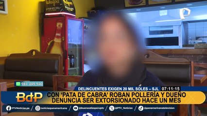 Pollería de SJL en la mira de la delincuencia: extorsionadores piden S/20 mil a dueños de local