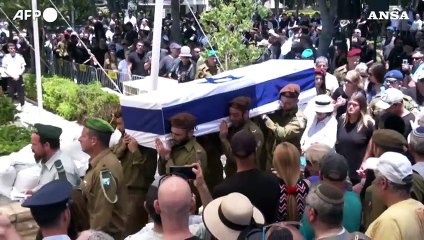Israele, celebrati i funerali del soldato ucciso a Gaza