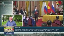 Presidente Vladímir Putin no descarta negociaciones con Kiev