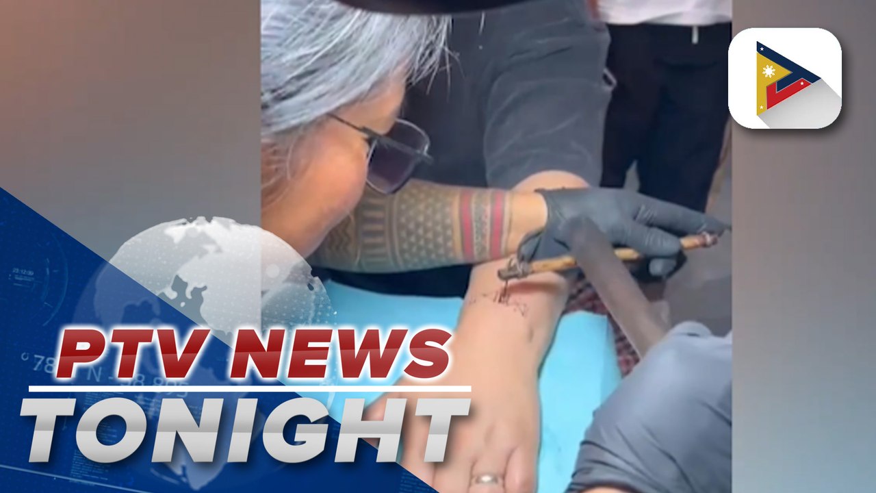 Traditional tattoo artist from Benguet showcase...