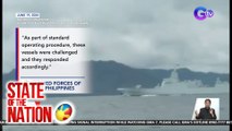 Pagdaan ng 4 Chinese vessels, kabilang ang 2 warship, sa Balabac, Palawan, kinumpirma ng AFP | SONA