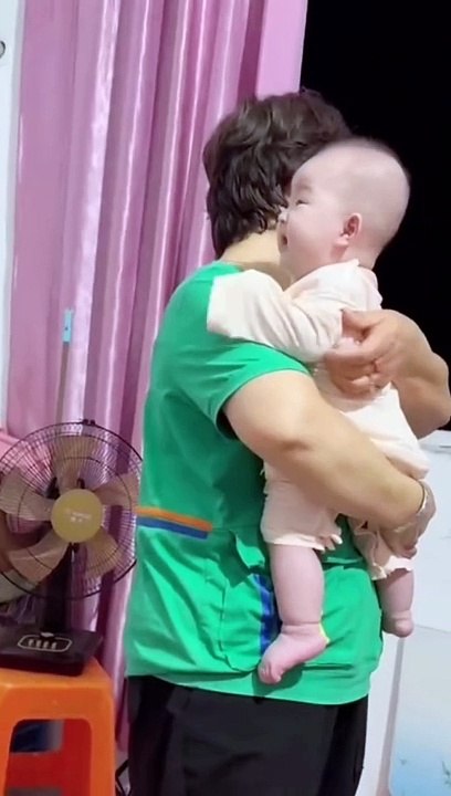 Cute scared child. Funny, viral