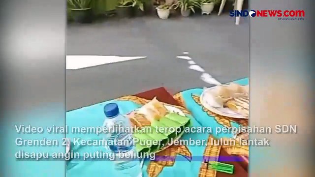 Tenda Perpisahan Siswa SD di Jember Luluh Lantak, Diterjang Angin Puting Beliung