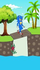 Kind Amy received assistance from Sonic _ ❤️ #shorts #animation #story